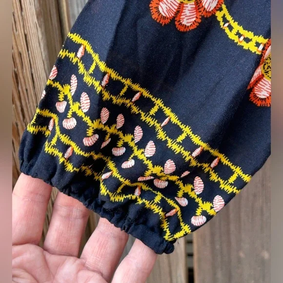 Floral BOHO whimsical Dress. Festival, Cute - Picture 6 of 7